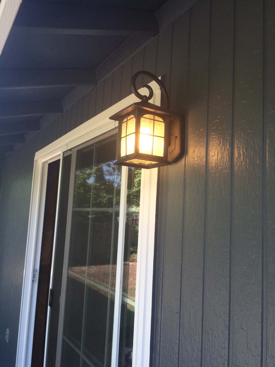 Back porch light 2016